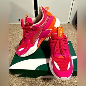Puma Women's RS-X Toys Pink and Orange Running Shoes